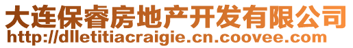 大連保睿房地產(chǎn)開發(fā)有限公司