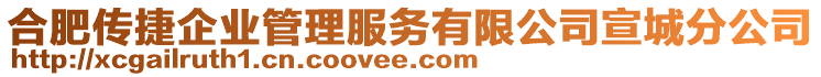 合肥傳捷企業管理服務有限公司宣城分公司