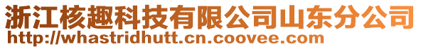 浙江核趣科技有限公司山東分公司