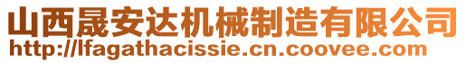 山西晟安達機械制造有限公司