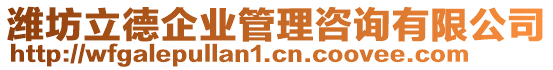 濰坊立德企業(yè)管理咨詢有限公司