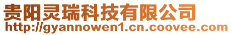 貴陽靈瑞科技有限公司