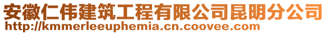 安徽仁偉建筑工程有限公司昆明分公司