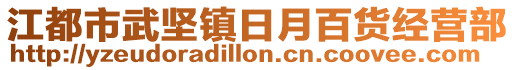 江都市武堅鎮日月百貨經營部
