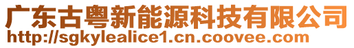 廣東古粵新能源科技有限公司
