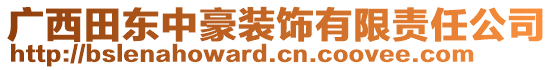 广西田东中豪装饰有限责任公司