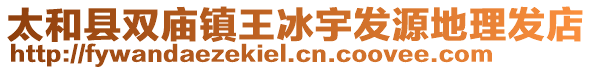 太和縣雙廟鎮(zhèn)王冰宇發(fā)源地理發(fā)店