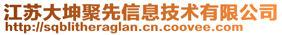 江蘇大坤聚先信息技術(shù)有限公司