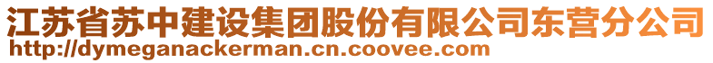 江蘇省蘇中建設(shè)集團(tuán)股份有限公司東營(yíng)分公司