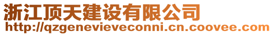 浙江頂天建設有限公司
