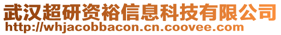 武漢超研資裕信息科技有限公司
