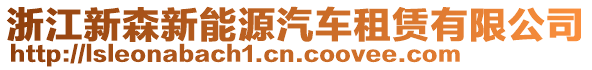 浙江新森新能源汽車租賃有限公司