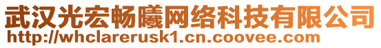 武漢光宏暢曦網(wǎng)絡(luò)科技有限公司
