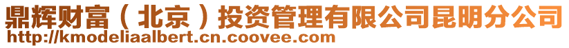 鼎輝財富(北京)投資管理有限公司昆明分公司