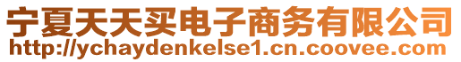 寧夏天天買電子商務(wù)有限公司