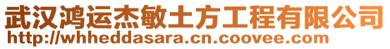 武漢鴻運杰敏土方工程有限公司