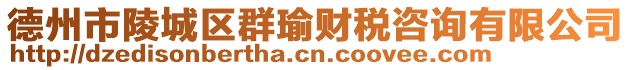 德州市陵城區群瑜財稅咨詢有限公司