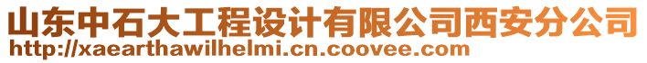 山東中石大工程設計有限公司西安分公司