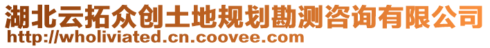 湖北云拓眾創(chuàng)土地規(guī)劃勘測咨詢有限公司