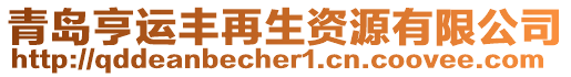 青島亨運豐再生資源有限公司