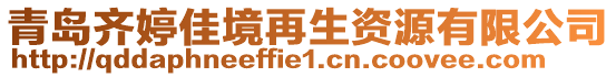 青島齊婷佳境再生資源有限公司