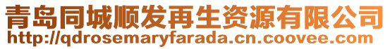 青島同城順發再生資源有限公司