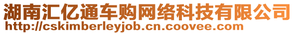 湖南匯億通車購網絡科技有限公司