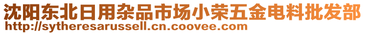 沈陽東北日用雜品市場小榮五金電料批發(fā)部