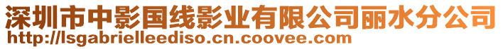 深圳市中影國(guó)線影業(yè)有限公司麗水分公司