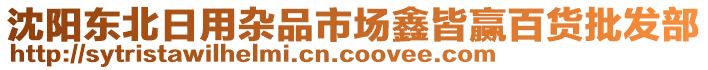 沈陽東北日用雜品市場鑫皆贏百貨批發(fā)部