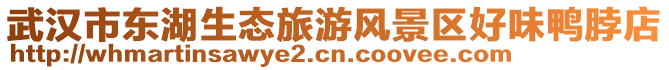 武漢市東湖生態(tài)旅游風(fēng)景區(qū)好味鴨脖店