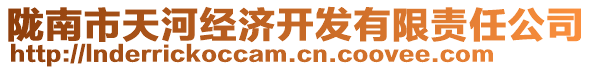 隴南市天河經(jīng)濟(jì)開發(fā)有限責(zé)任公司