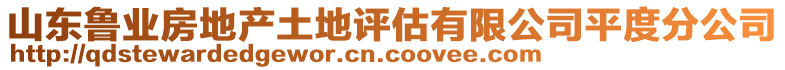 山東魯業(yè)房地產(chǎn)土地評估有限公司平度分公司