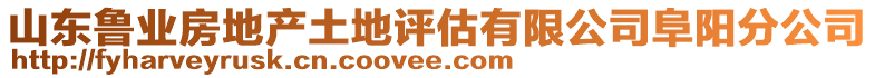 山東魯業(yè)房地產(chǎn)土地評估有限公司阜陽分公司