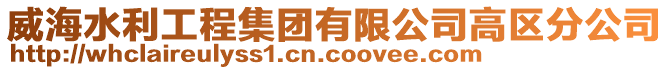 威海水利工程集團有限公司高區分公司