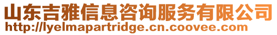 山東吉雅信息咨詢服務(wù)有限公司