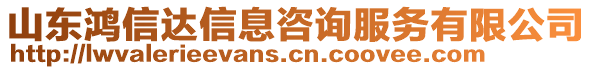 山東鴻信達信息咨詢服務有限公司