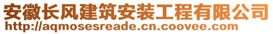 安徽長(zhǎng)風(fēng)建筑安裝工程有限公司