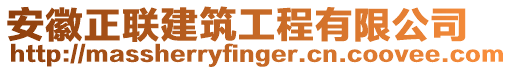 安徽正聯建筑工程有限公司