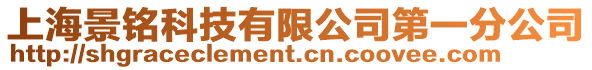 上海景銘科技有限公司第一分公司