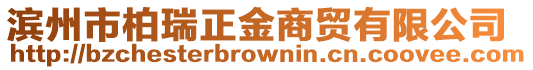 濱州市柏瑞正金商貿有限公司