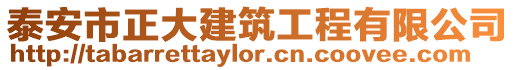 泰安市正大建筑工程有限公司