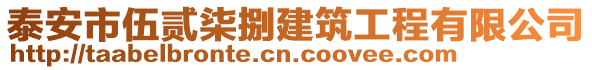 泰安市伍貳柒捌建筑工程有限公司