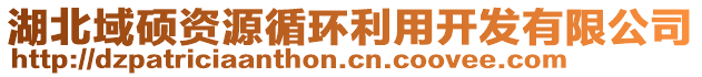 湖北域碩資源循環(huán)利用開(kāi)發(fā)有限公司