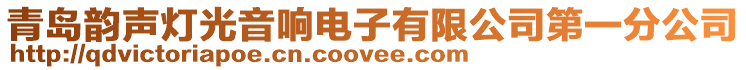 青島韻聲燈光音響電子有限公司第一分公司