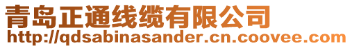 青島正通線纜有限公司