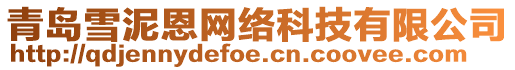 青島雪泥恩網(wǎng)絡科技有限公司