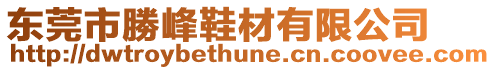 東莞市勝峰鞋材有限公司