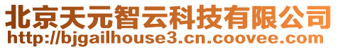 北京天元智云科技有限公司