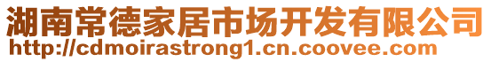 湖南常德家居市場開發(fā)有限公司